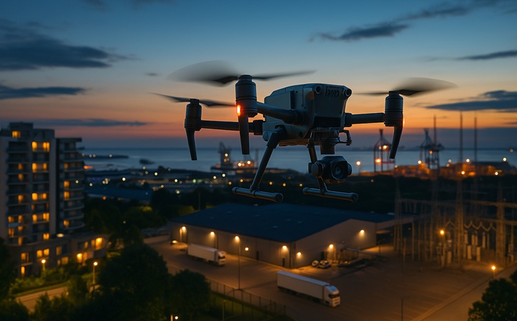 setores onde os drones atuam