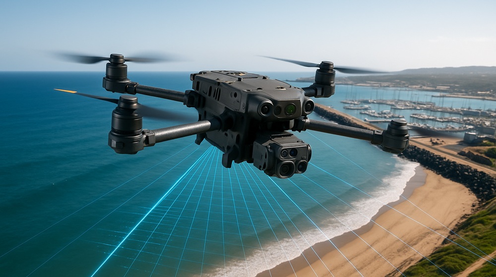 patrulha marítima com drones